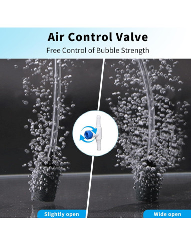 Manguera de aire acuático Pewyoke 7.62m 3/16" con accesorios