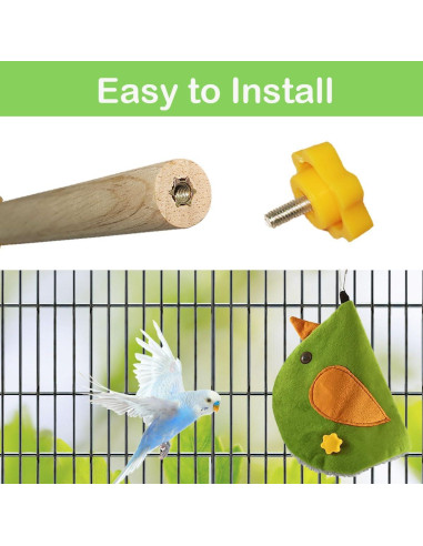 Casa Colgante para Aves Paxikaka - Nido Triangular 12x20 cm