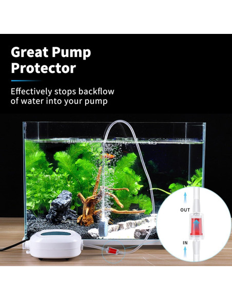 Manguera de aire acuático Pewyoke 7.62m 3/16" con accesorios