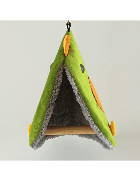 Casa Colgante para Aves Paxikaka - Nido Triangular 12x20 cm
