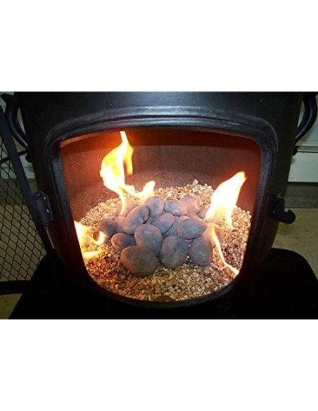 Piedras Decorativas de Cerámica Youlian 24 Pcs Gris Piedras Decorativas de Cerámica Youlian 24 Pcs Gris