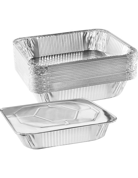 Juego Buffet Chafing Dish 36 Piezas VeZee - Aluminio y Utensilios