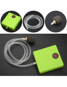 Bomba de Aire para Acuario LILYS PET Portátil 0.5L/min 2