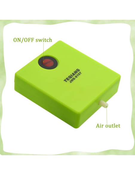 Bomba de Aire para Acuario LILYS PET Portátil 0.5L/min Bomba de Aire para Acuario LILYS PET Portátil 0.5L/min