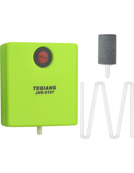 Bomba de Aire para Acuario LILYS PET Portátil 0.5L/min Bomba de Aire para Acuario LILYS PET Portátil 0.5L/min