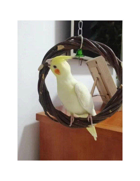 Perchas de Madera Natural para Aves Kathson - 8 Piezas