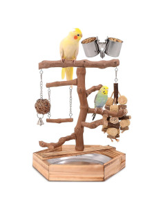 Parque de Aves LIMIO de Madera Natural 29.5x29.5 cm