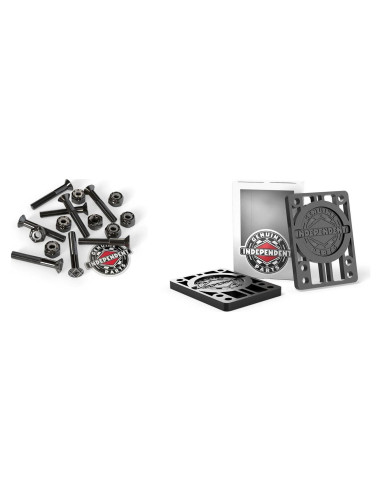 Kit de Hardware para Patineta Independent 1.25" con Riser 1/4"