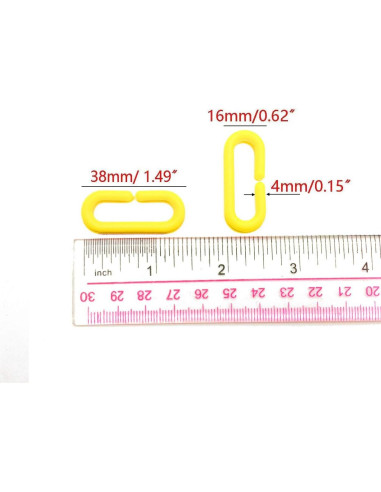 200 Enlaces de Cadena Plástica para Mascotas Hyamass - Juguetes de Escalada