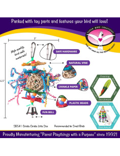 Juguete para Aves Super Bird Creations SB541 Estrella 15.24 cm 2