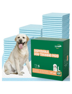 100 Almohadillas Absorbentes IMMCUTE 76x71cm para Perros y Gatos