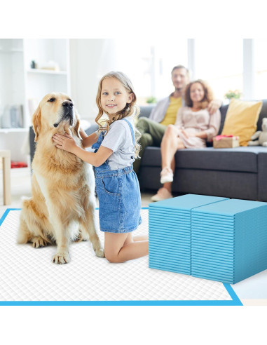 100 Almohadillas Absorbentes IMMCUTE 76x71cm para Perros y Gatos