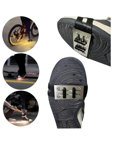 Cubierta de zapato de fricción Q.CUTIANS para patineta