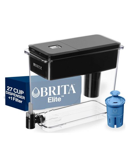 Dispensador de Agua Brita UltraMax Elite 27 Tazas, Negro