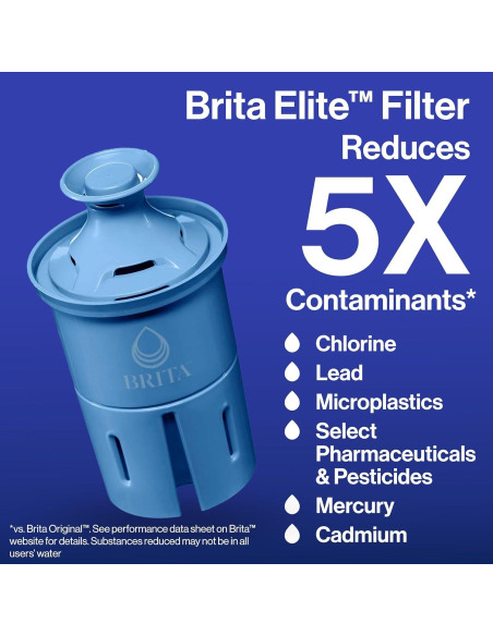 Dispensador de Agua Brita UltraMax Elite 27 Tazas, Negro