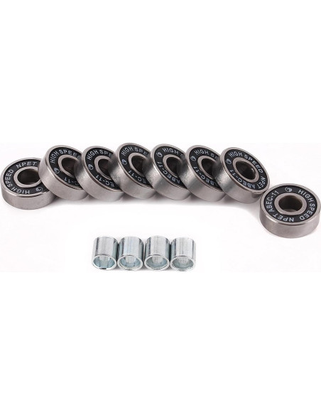 Conjunto de Patineta NPET 52mm con Rodamientos ABEC-11