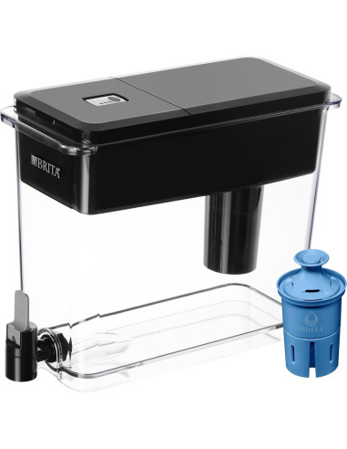 Dispensador de Agua Brita UltraMax Elite 27 Tazas, Negro