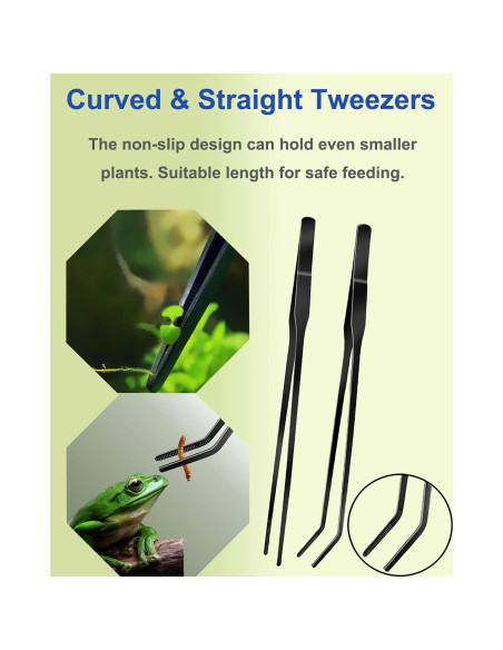 Kit de Herramientas para Acuascaping PAFOWO 4 Piezas Acero Inoxidable