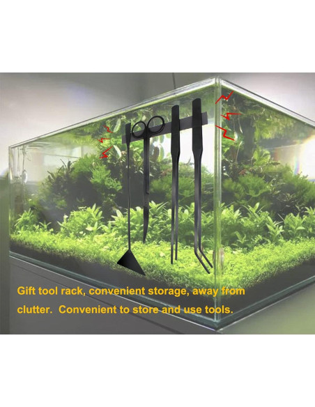 Kit de Herramientas para Acuascaping PAFOWO 4 Piezas Acero Inoxidable