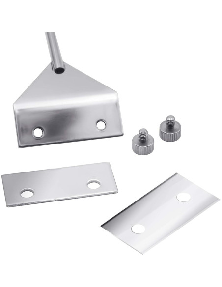 Raspador de Algas Acero Inoxidable 304 Famgee 65 cm con 10 Cuchillas