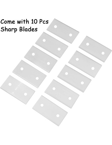 Raspador de Algas Acero Inoxidable 304 Famgee 65 cm con 10 Cuchillas
