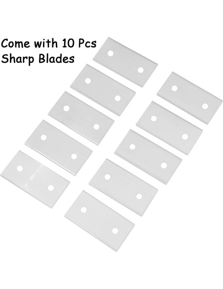 Raspador de Algas Acero Inoxidable 304 Famgee 65 cm con 10 Cuchillas