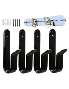 Soporte de Pared para Snowboard Rolitwils - 4 Piezas Metal