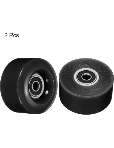 Ruedas de Patín PATIKIL PU 32x58mm Negras con Rodamientos