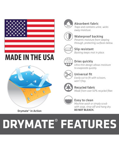 Alfombra para jaula de perro Drymate 73x121 cm impermeable