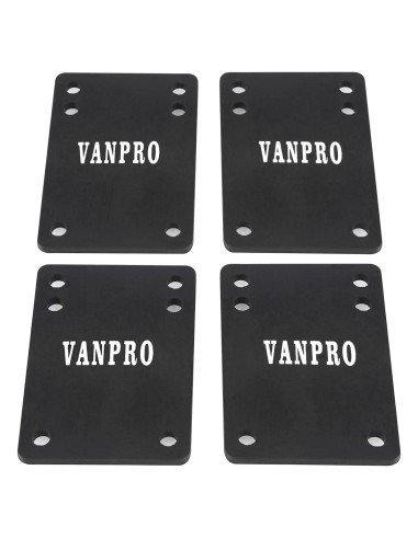 Elevadores de Goma para Patineta Vanpro 4MM - Absorción de Impactos