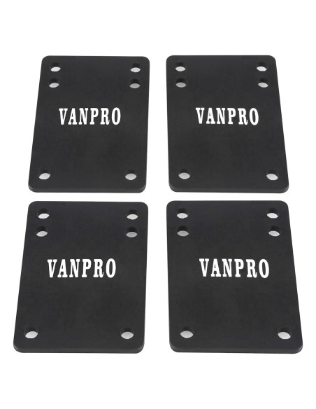 Elevadores de Goma para Patineta Vanpro 4MM - Absorción de Impactos