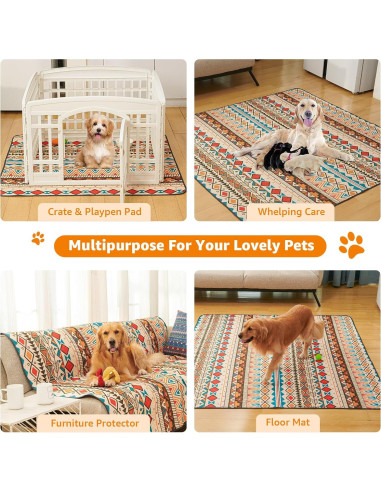 Almohadillas Reutilizables para Perros LOOBANI 61x91cm Amarillo