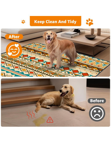 Almohadillas Reutilizables para Perros LOOBANI 61x91cm Amarillo