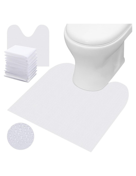 50 Alfombrillas Desechables para Inodoro 61x61 cm Antideslizantes