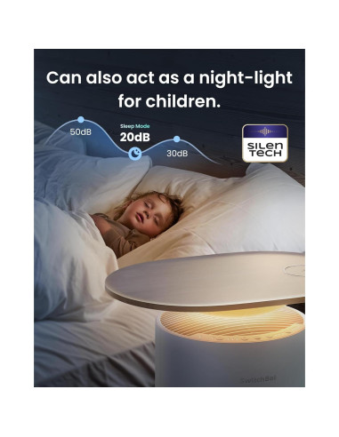 Purificador de Aire SwitchBot Mesa y Cortinas Automáticas