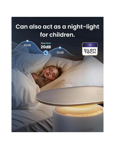 Purificador de Aire SwitchBot Mesa y Cortinas Automáticas