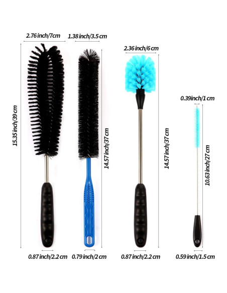 Kit de Cepillos de Limpieza para Acuarios Suseg 11 en 1