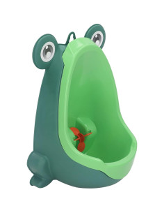 Orinal Infantil de Entrenamiento Haofy Verde con Objetivo Divertido 2