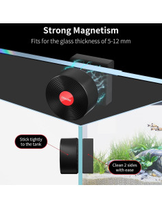 Cepillo Limpiador Magnético para Acuario de Vidrio ERAARK 3.81 cm 2