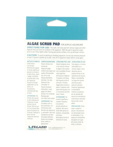 Almohadilla de Limpieza de Algas Lifegard 10x15 cm Blanca