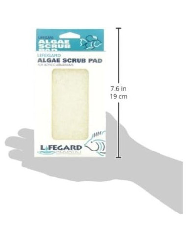 Almohadilla de Limpieza de Algas Lifegard 10x15 cm Blanca