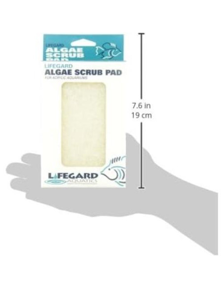 Almohadilla de Limpieza de Algas Lifegard 10x15 cm Blanca