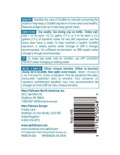 Limpiador de Acuario API Goldfish 118.3 ml - Reduce Lodo 2