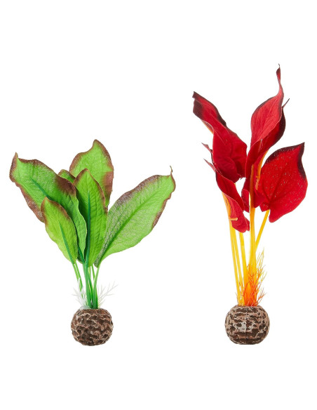Conjunto de Plantas de Seda biOrb Pequeño Verde y Rojo 20 cm Conjunto de Plantas de Seda biOrb Pequeño Verde y Rojo 20 cm