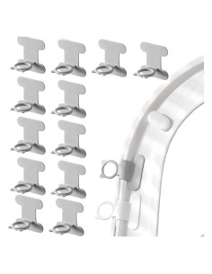 Elevador de Asiento de Inodoro NGETC Silicona Gris 12 Pcs