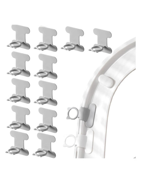 Elevador de Asiento de Inodoro NGETC Silicona Gris 12 Pcs