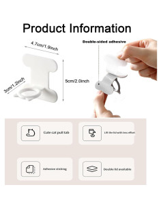 Elevador de Asiento de Inodoro NGETC Silicona Gris 12 Pcs 2