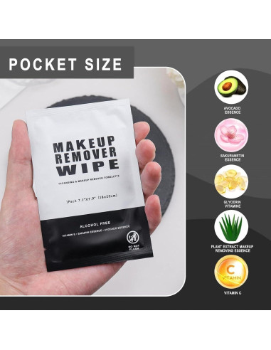 100 Toallitas Desmaquillantes Individuales Gisdo - Limpieza Facial