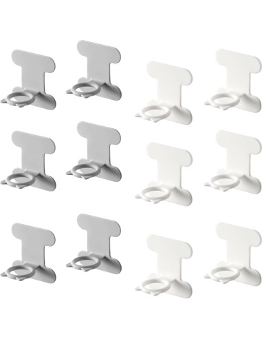 Elevador de Asiento de Inodoro NGETC Silicona Gris 12 Pcs
