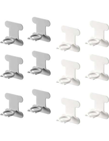 Elevador de Asiento de Inodoro NGETC Silicona Gris 12 Pcs